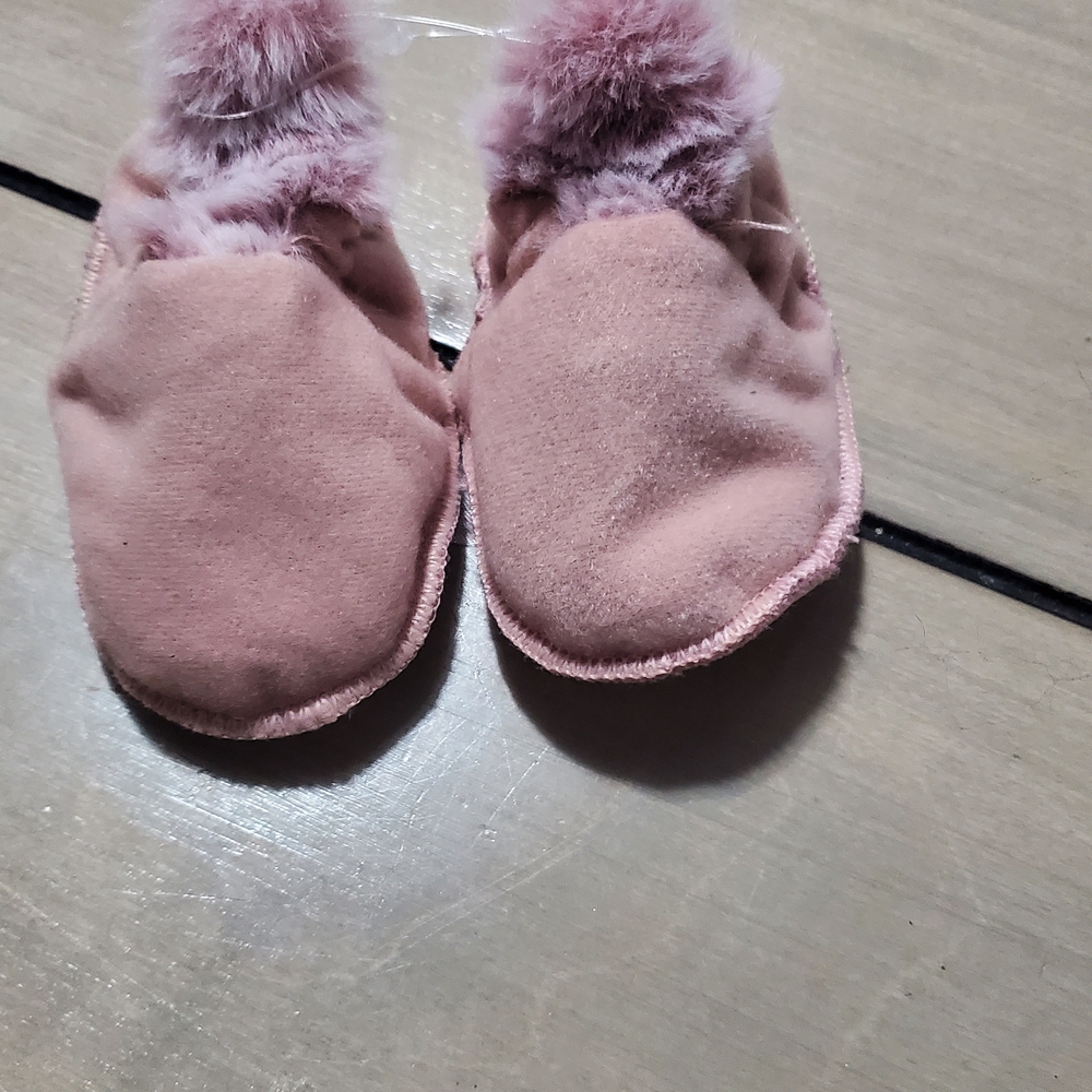 Carter's Pink Fuzzy Mittens